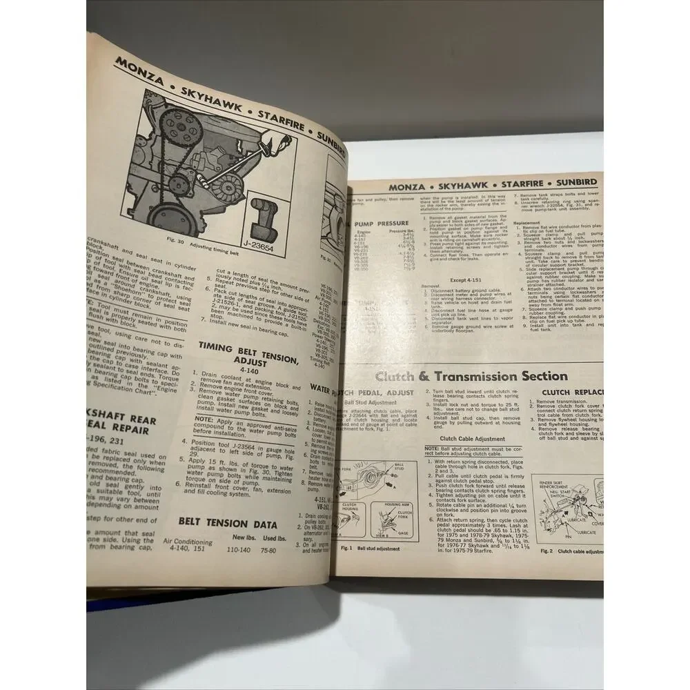 Vintage 1974 through 1979 MOTORS AUTO REPAIR MANUAL 42nd Edition